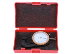 Calibre De Grosor Negro Portátil Preciso Medir Joyería Cuero 0-10mm Cabeza Cónica Herramienta De Medición