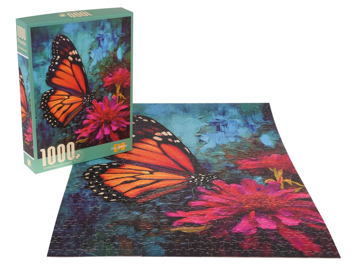 Rompecabezas de 1000 piezas. Mariposa B.activa