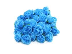 50 rosas artificiales de seda reutilizables para decoración de bodas y fiestas.