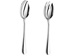 Juego De Tenedor Y Cuchara Para Ensalada De Acero Inoxidable 304, Diseño Clásico, Para Todas Las Ocasiones.