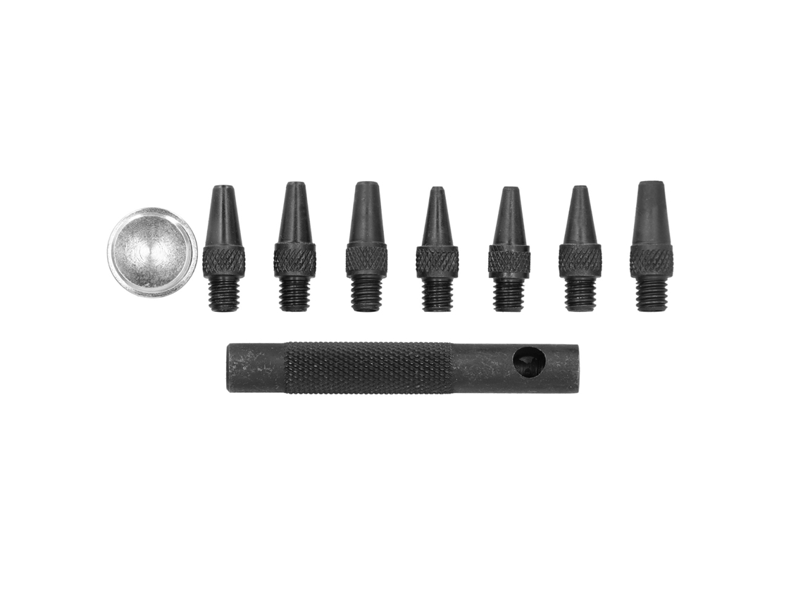 Juego De Brocas Para Cuero Diy Con Cabezal Intercambiable, Acero De 2-5 Mm, Herramienta Para Manualidades