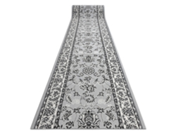Alfombra de Pasillo Bcf Morad Klasyk Clásico Gris 60 cm