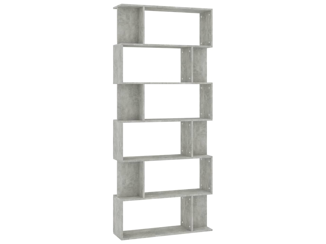 Estantería/Separador de Madera Gris Cemento - MAISON EXCLUSIVE