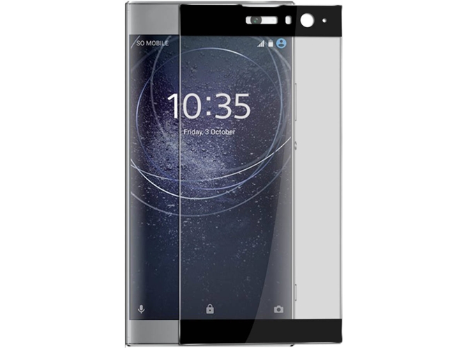 Protector de Cristal Templado AVIZAR Sony Xperia XA2 Negro