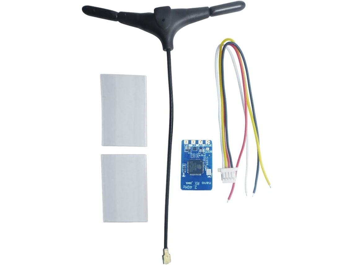 Receptor Elrs Nano Expresslrs De 2,4 Ghz Con Antena En T Y Actualización Wifi Para Drones De Carreras.