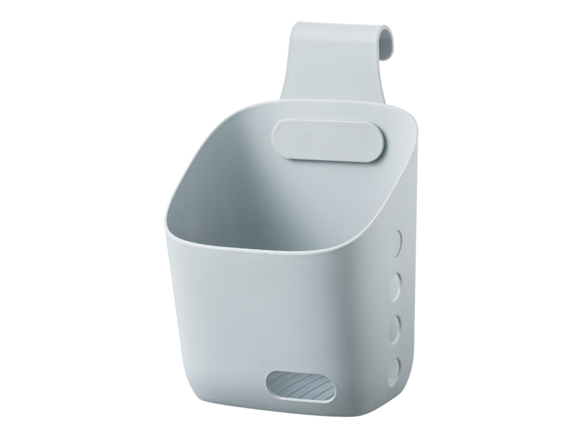 Cesta Colgante Pequeña De Plástico Con Gancho Para Cocina, Baño, Dormitorio, Grande, Gris 55210