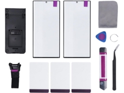 2 Pantallas De Repuesto Para Teléfono S22 Ultra, Lente Frontal Exterior De Cristal Con Kit De Herramientas De Reparación.