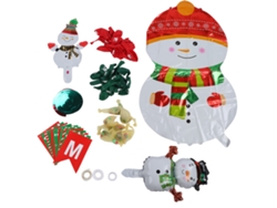 Conjunto de Bandeiras de Papel Natal Bandeira Balão Letra Decoração Festa Suprimentos