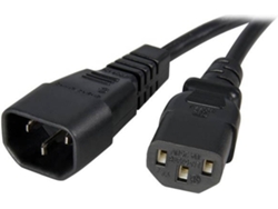 Cable de Alimentación STARTECH.COM (C13 - C14 - 1 m)