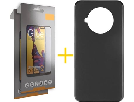 Kit Funda + Protector de Pantalla Xiaomi Mi 10T Lite 5G / Mi 10i 5G SKYHE Cristal Templado 8803 Negro