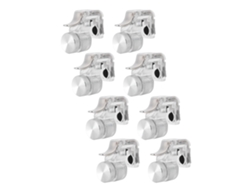 Unidades De Gatillos De Control Móvil R11 Con Botón De Asistencia Para Pubg, Color Plata, Metal Y Abs.