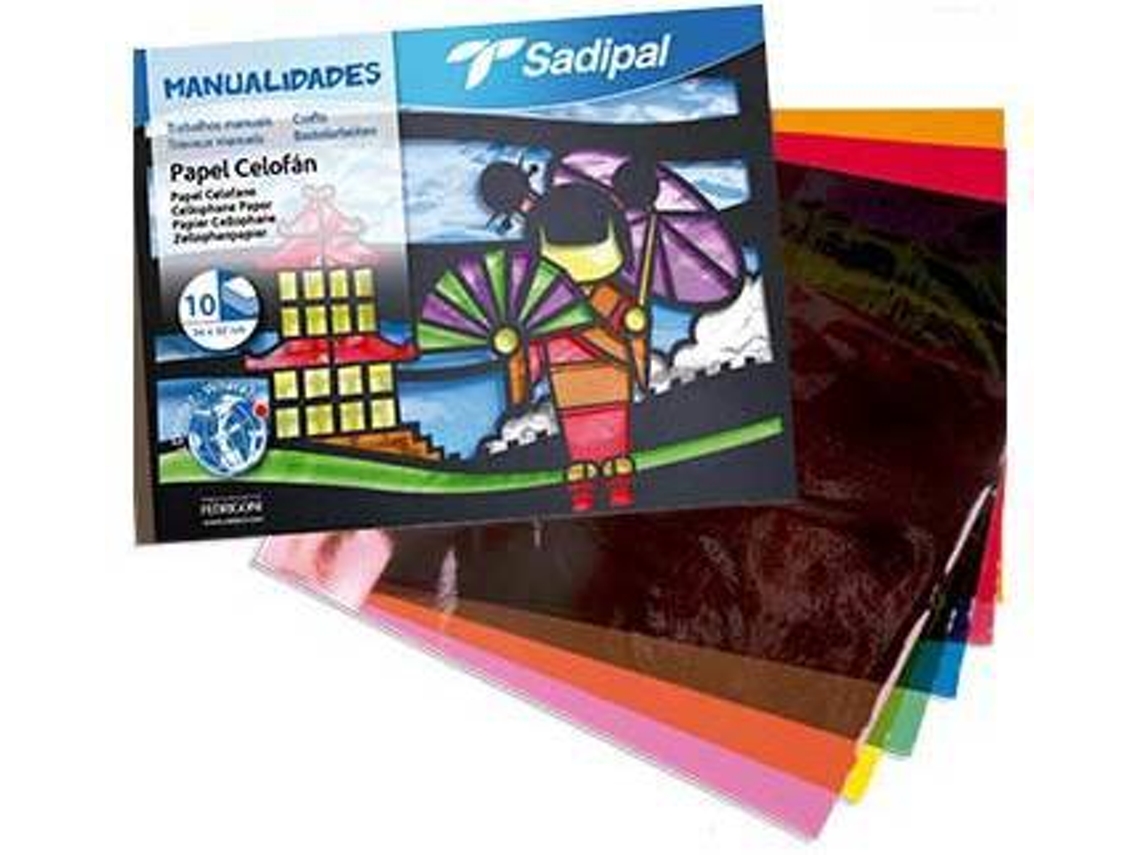 Papel Celofane SADIPAL 10 Hojas