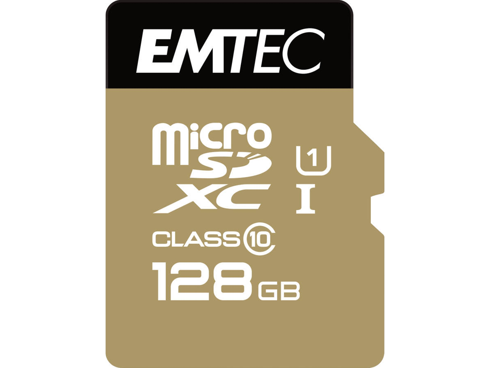 Tarjeta de Memoria EMTEC MicroSD Class10 Gold+ 128GB