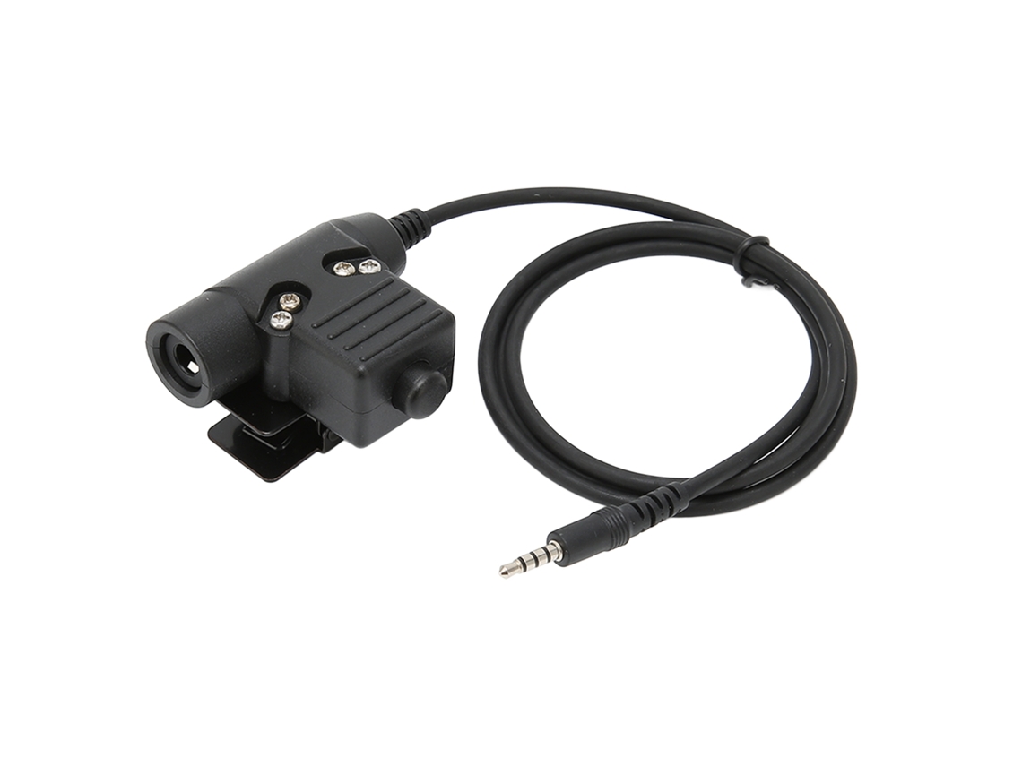 Cable Adaptador Para Auriculares Con Conector Ptt U94 Para Walkie-talkie Y Teléfono Móvil De 3,5 Mm