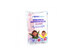 Mascarilla Quirúrgica Rosa Bolsa 10 Unidades Infantil TQ TECNOL