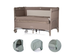 Cuna de viaje Chipolino Tiramisu Relax de lino