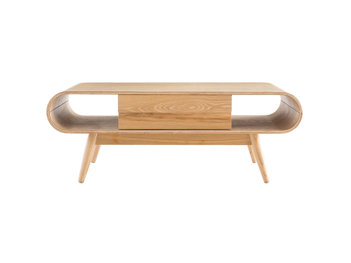 Mesa de Centro Escandinava Madera Natural Baltik MILIBOO