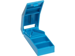 Separador De Pastillas Con Compartimento De Almacenamiento - Diseño Compacto Para Viajes