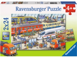 Puzzle RAVENSBURGUER Trens (24 Piezas)