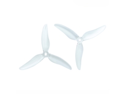 Par de hélices Gemfan Hurricane 51499 de 3 palas de 5 mm/cortas en sentido horario y antihorario para dron de carreras RC FPV