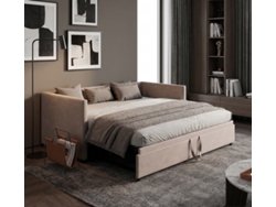 Sofá Cama Convertible 2 Plazas 90/180 X 200cm, Sofá Cama Extensible Tapizado Sofa Cama Plegable Multifunción De Terciopelo, Gris (sin Colchón)