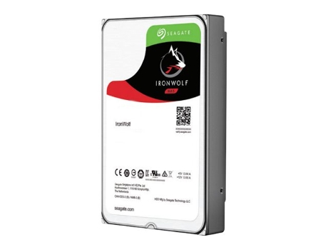Disco duro hdd 10to 7200tpm 6gb/s sata 256mo cache 8.9cm 3.5p 24x7 cmr para sistemas nas y raid rackmount SEAGATE Ironwolf