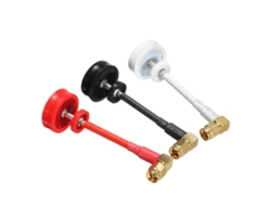 Blanco2 Piezasrp-sma Machoantena Pagoda Realacc Rhcp Ángulo Recto 5.8ghz 5dbi 50w 75mm Antena Fpv Omni Sma/rp-sma Para Dron Rc