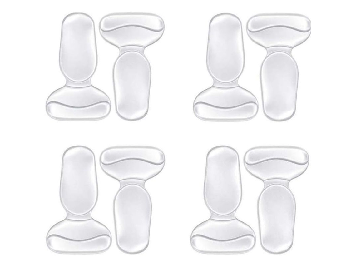 Clip De Gel Para El Talón, Plantilla Para Zapatos Grandes, Antideslizante, 4 Pares, Unisex