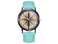 Reloj Hombre De Cuarzo Con Correa De Pu Dial Redondo Moda Zhoulianfa T425 (menta)