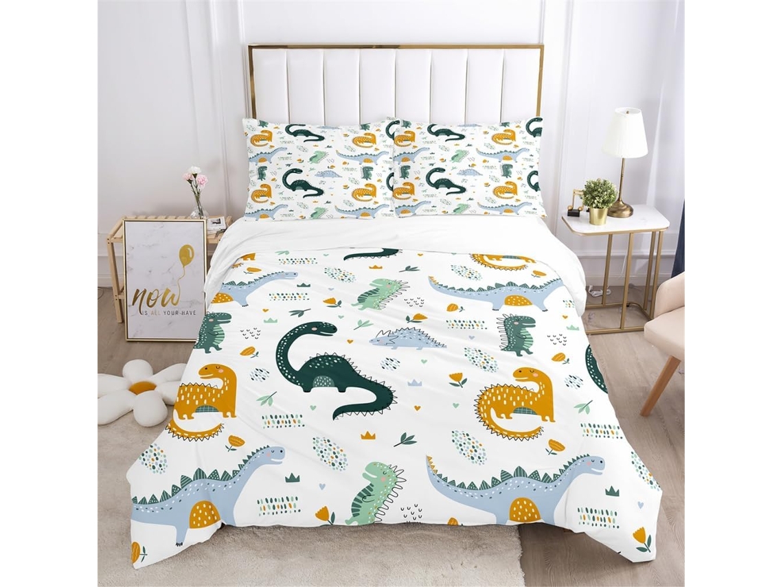 Juego Ropa Cama Funda Nórdica Estampado Almohada Niños Niñas Material Microfibra Color Juego Diseño 240x260 Cm