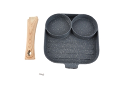 Sartén antiadherente japonesa de 20 cm, blanca, para cocinar leche, sopa y comida para bebés.