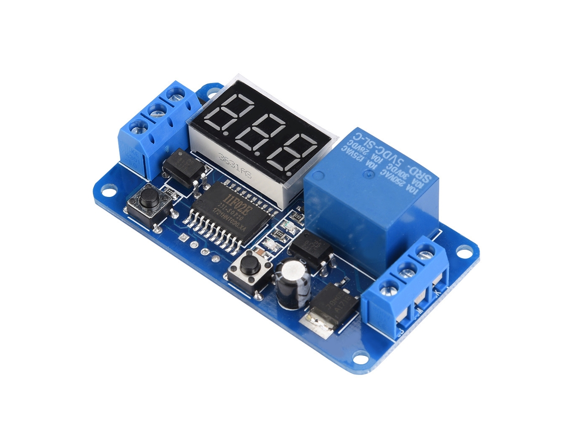2026dz-módulo De Relé De Temporizador Digital Com Tela Led Para Controle Automático Plc (5v)