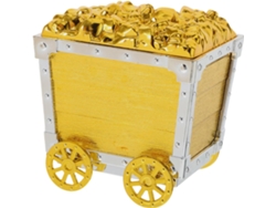 Cofre De Juguetes Plástico Para Niño/niña, Mini Carrito Pirata, Caja Juegos Almacenamiento