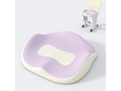 Cojín De Asiento De Espuma Viscoelástica Transpirable Para Aliviar El Dolor Por Estar Sentado Durante Períodos Prolongados, Morado Gertiz