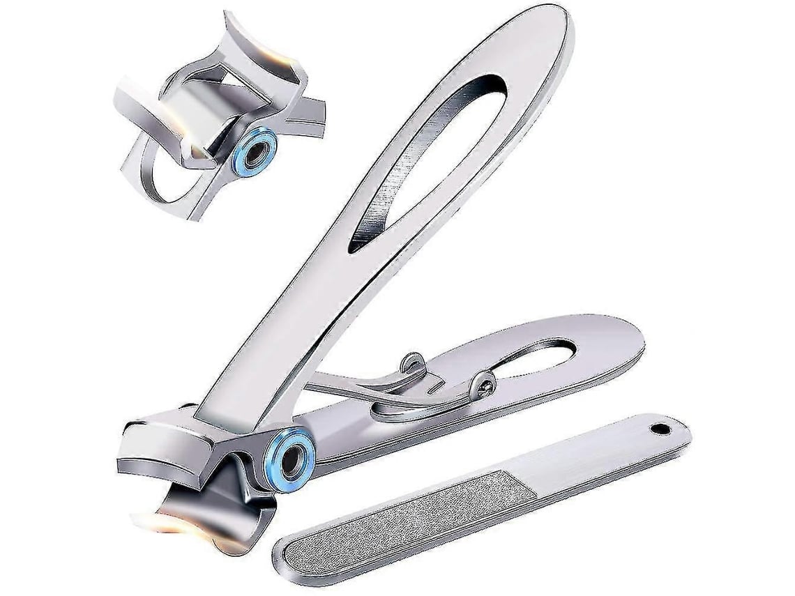 Tesoura de unhas para unhas grossas com abertura de mandíbula de 15 mm para dedos extragrandes.