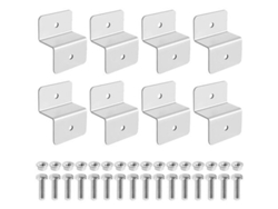 Soporte Para Paneles Solares En Forma De Z, 8 Soportes De Aluminio Para Techo De Caravana, Diseño En Z Para Montaje De Paneles Solares.
