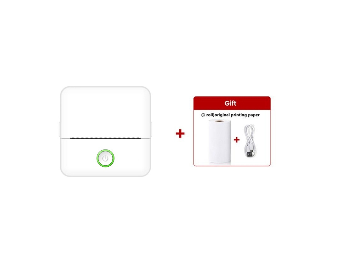 Mini Impressora Térmica Bluetooth Impressora Sem Fio Portátil Compatível com Celular X601 GERTIZ