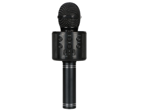 Micrófono de karaoke Bluetooth CO-PHÉNIX Negro