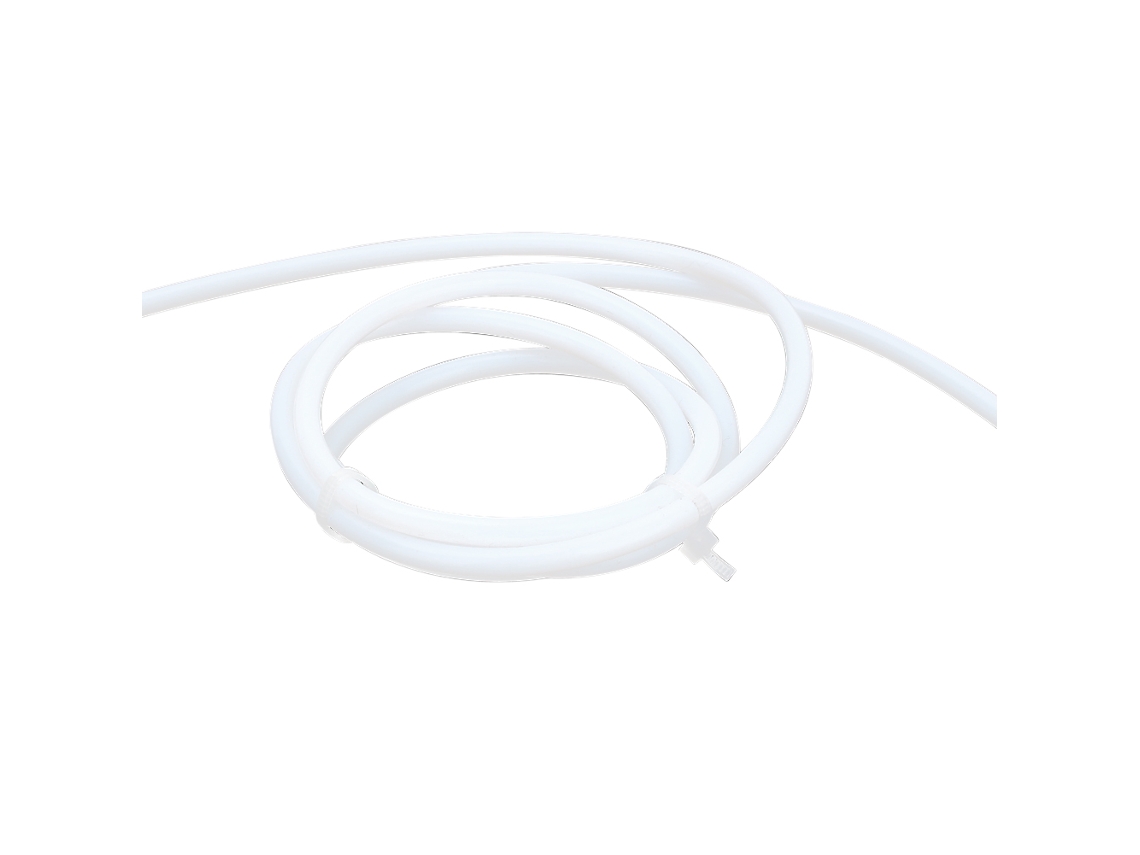 Tubo de PTFE blanco de 1 m para extrusor Bowden de hotend Reprap Rostock de 2 x 4 mm