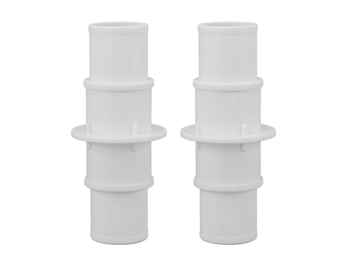 2 Conectores De Manguera De Vacío Para Piscina, De Plástico, De 1-1/4 Y 1-1/2 Pulgadas.