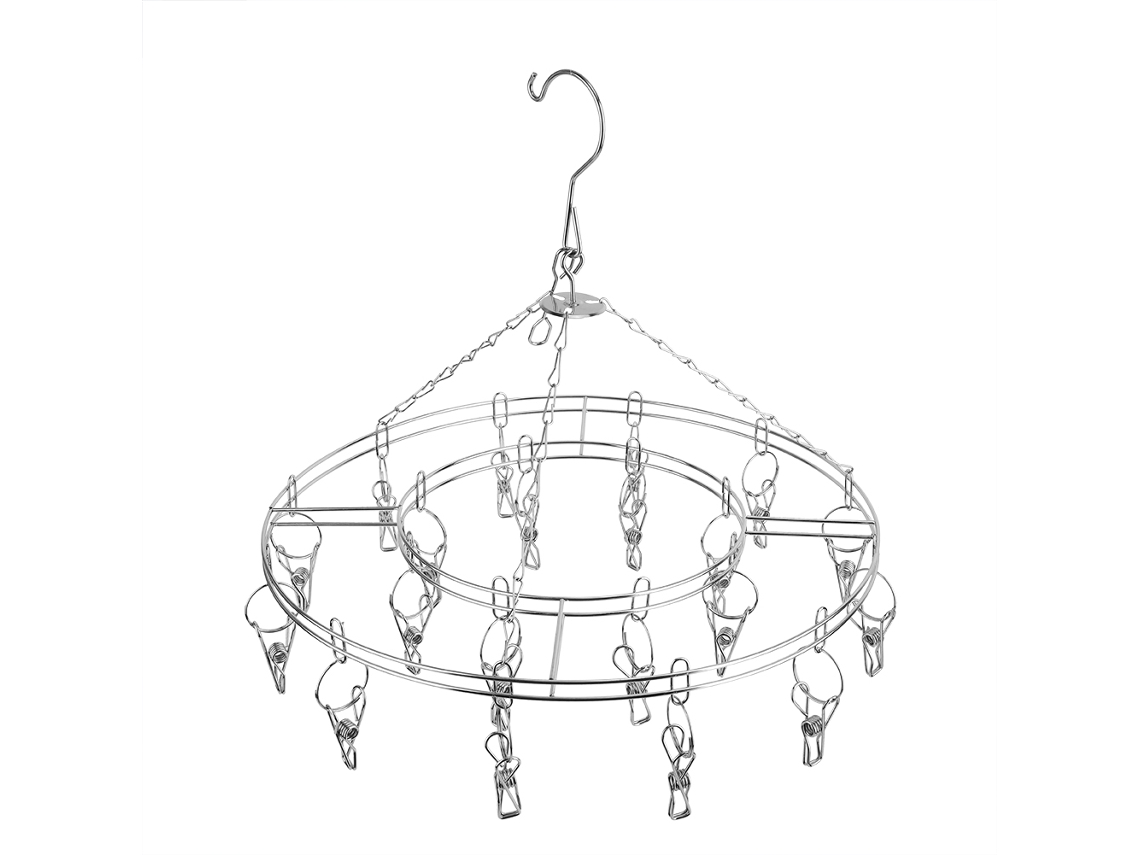 Cuerda de nailon portátil, resistente al viento y antideslizante, con gancho de metal para uso en interiores y exteriores, viajes, camping y lavandería.