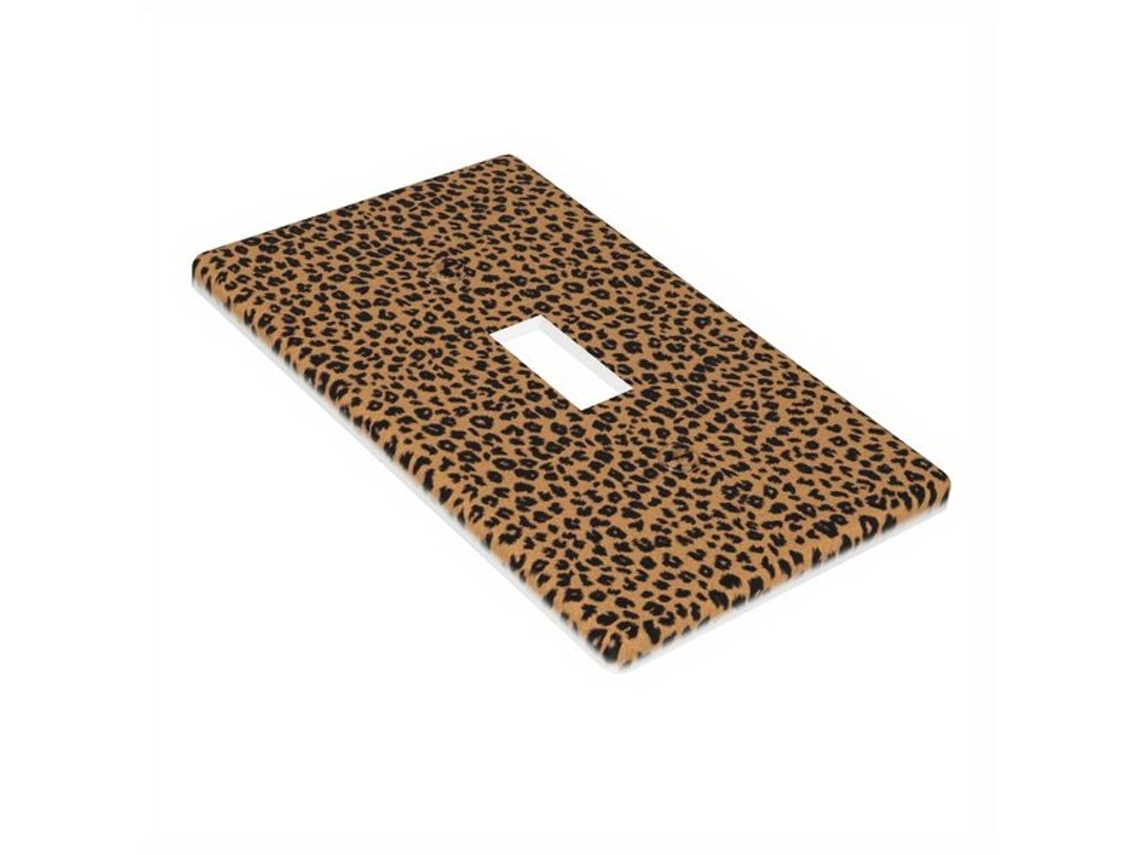 Cubierta de interruptor con estampado de leopardo, Decorationvayotoy