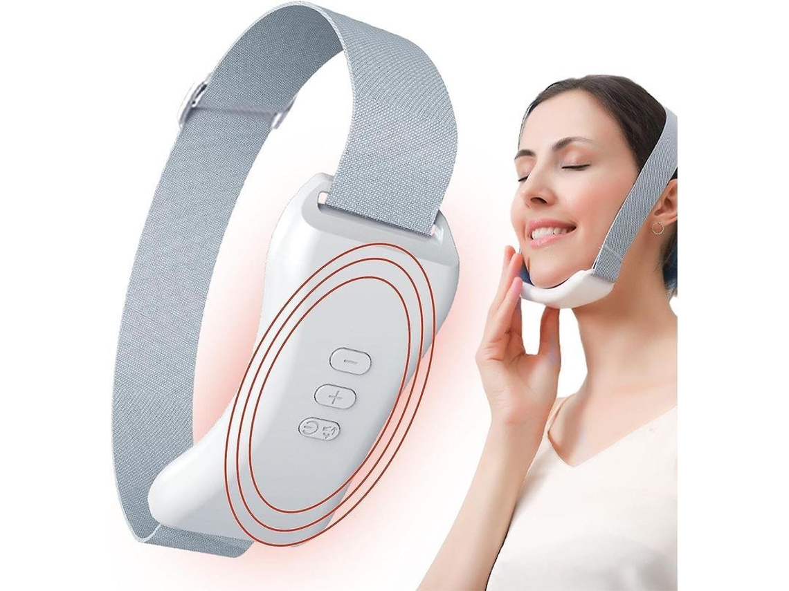 Máquina Reductora De Papada, Dispositivo Eléctrico Para Moldear El Rostro, Masajeador Facial Inteligente En Forma De V.