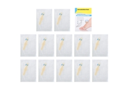 12 parches de gel para el talón para aliviar ampollas y proteger los pies.