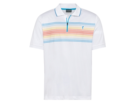 Polo de Hombre para Golf GOLFINO Blanco (XL)