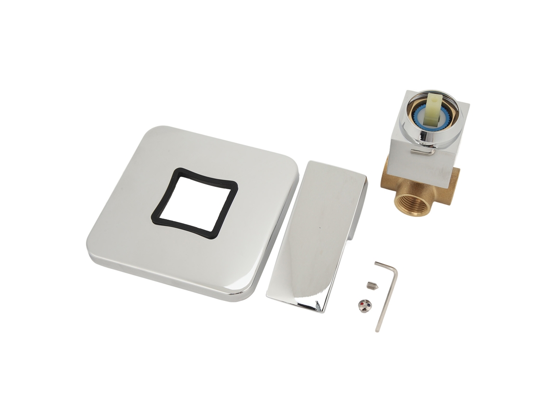 Kit De Válvula Mezcladora De Ducha De Cobre Con Manija Y Accesorios De Baño