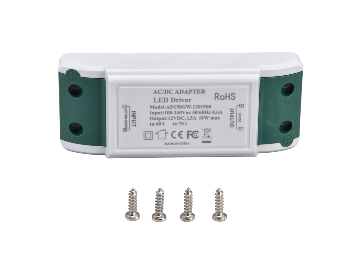 Controlador de corriente constante 2026 para tiras LED flexibles, transformador de potencia CA 100-240V 12V
