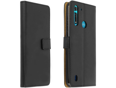 Funda Motorola Moto G8 Power Lite AVIZAR Libro Billetera Negro