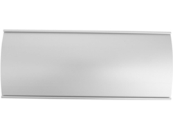 Soporte Curvo Para Placa De Identificación - Soporte Horizontal Para Placa De Identificación En Blanco