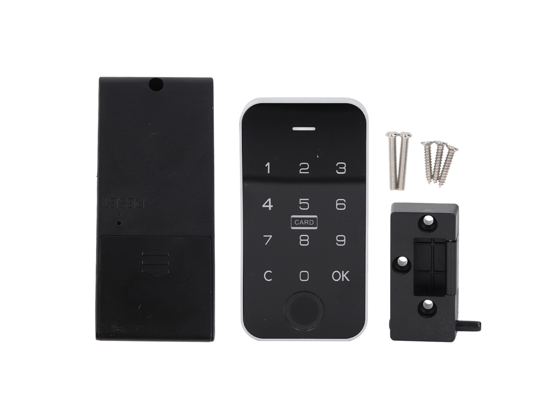 Cerradura Electrónica Para Armario Con Teclado Táctil, Lector De Huellas Dactilares Y Contraseña Sin Llave.